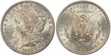 1883-O $1 MS61