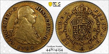 1788-M MF Escudo Calico-1105 XF45