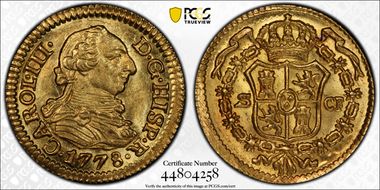 1778-S CF 1/2 Esc Calico-1309 MS64