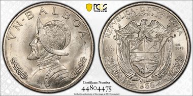 1966 Balboa KM-27  Ag MS64