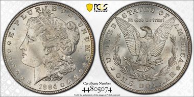 1884 $1 MS65