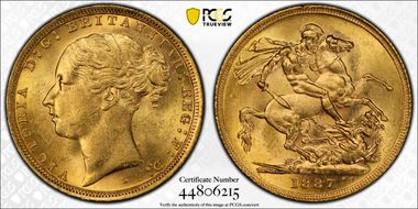 1887-S Sov S-3858E St. George MS62