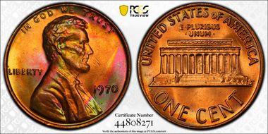 1970 1C MS66RB
