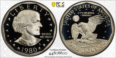 1980-S SBA$1 PR70DCAM