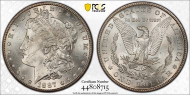 1887-S $1 MS62