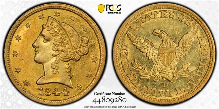 Cert 44809280 - Coin Image