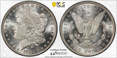1883-O $1 MS64