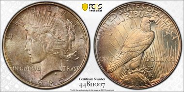1925 $1 MS64