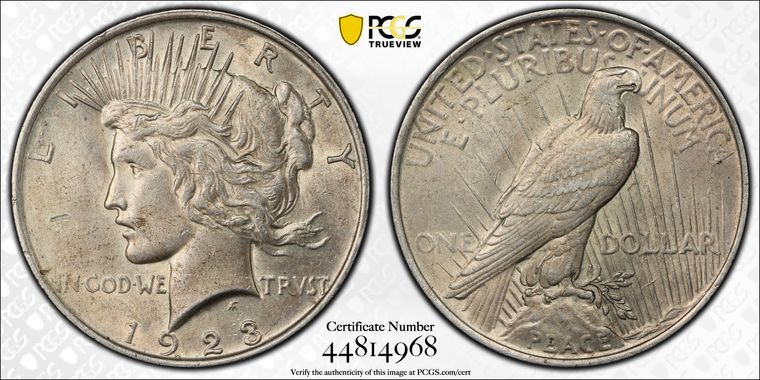 Cert 44814968 - Coin Image