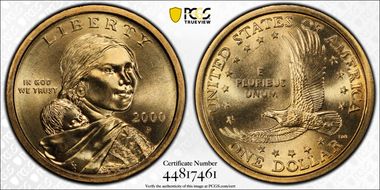 2000-P SAC$1 MS67