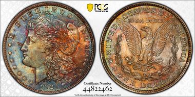 1921 $1 Morgan MS64