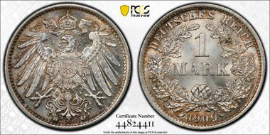 1909-D Mark J-17 MS66