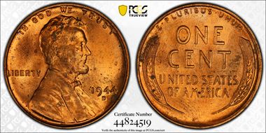 1944-D 1C MS64RD