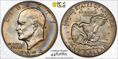 1974 $1 MS62