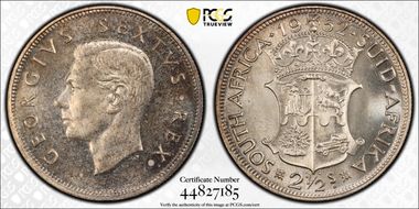 1952 2 1/2S KM-39.2  Ag PR67