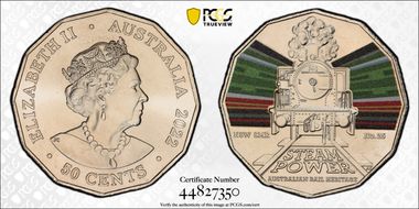 2022 50C NSW S. Maitland Rail No.25 Australian Rail Heritage MS69