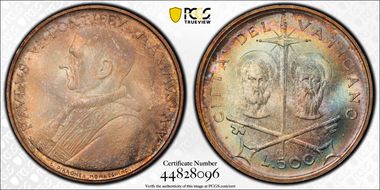 (1967) 500 L KM-99 Anno V MS67