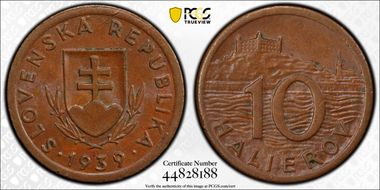 1939 10 H KM-1 MS63BN