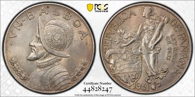 1931 Balboa KM-13  Ag AU58