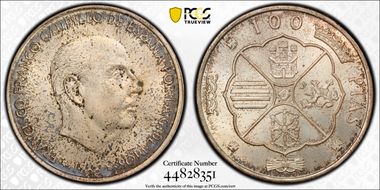 1966 100 P (1968) MS64