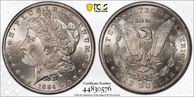 1884-CC $1 MS62