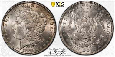 1885 $1 MS62