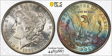 1881-S $1 MS64