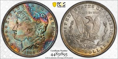 1884-O $1 MS64