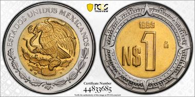 1995-Mo Peso PR67CAM