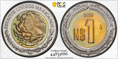 1995-Mo Peso PR67CAM