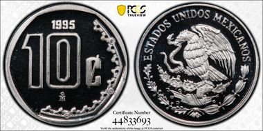 1995-Mo 10C PR70CAM