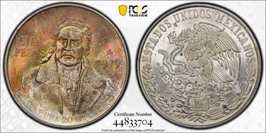 1979-Mo 100 P KM-483.2  Ag MS67