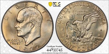 1977-D $1 MS65