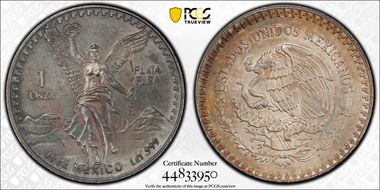 1992-Mo Onza Libertad Ag MS62