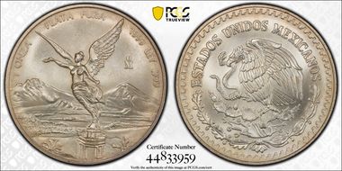 1999-Mo Onza Libertad Ag MS66
