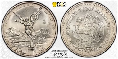 1997-Mo Onza Libertad Ag MS66