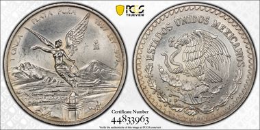 1997-Mo Onza Libertad Ag MS62