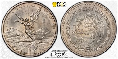 1997-Mo Onza Libertad Ag MS62
