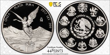 2017-Mo Onza Libertad  Ag PR69DCAM