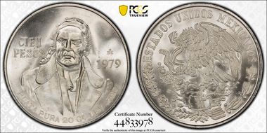 1979-Mo 100 P KM-483.2  Ag MS65