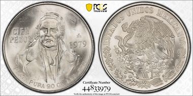 1979-Mo 100 P KM-483.2  Ag MS65