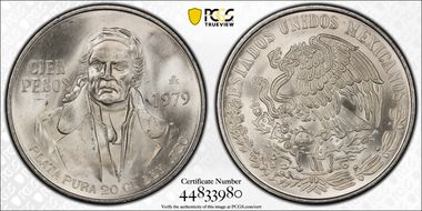 1979-Mo 100 P KM-483.2  Ag MS66