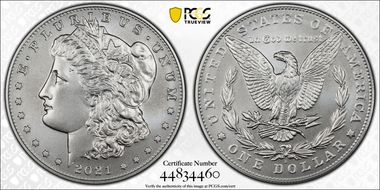 2021-S $1 Morgan Dollar 100th Anniversary MS69
