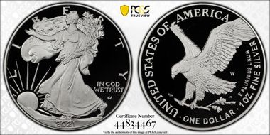 2021-W  $1 Silver Eagle - Type 2 PR69DCAM