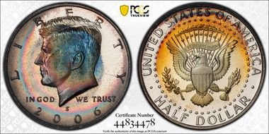 2006-S 50C Silver PR65DCAM