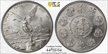 2007-Mo Onza Libertad Ag MS64