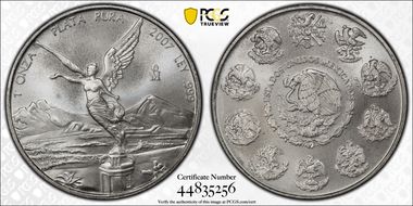 2007-Mo Onza Libertad Ag MS69