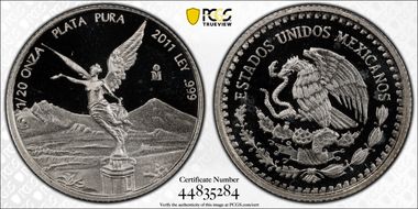 2011-Mo 1/20 oz Libertad Ag PR68DCAM