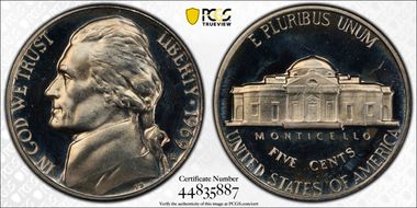 1969-S 5C PR66DCAM