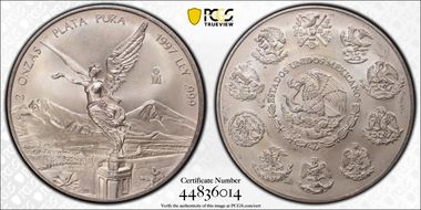 1997-Mo 2 Onza Libertad Ag MS65